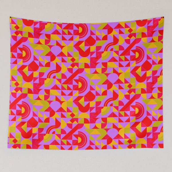 Item preview, geometric colorful patterns conceptual Art - Abstract Neo Geo graphic design designed and sold by Design Repo.
