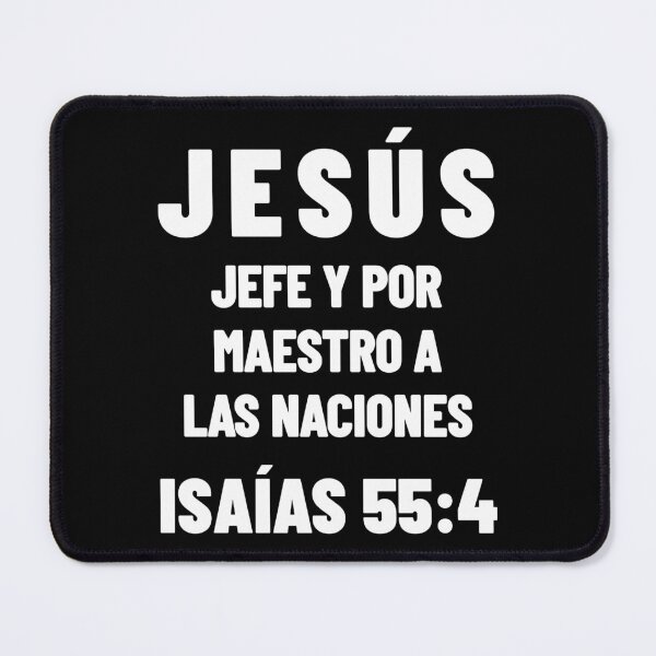 Item preview, Isaiah 55:4 Jesus Chief and Master to the Nations Spanish Bible Verse designed and sold by NombresDeJesus.