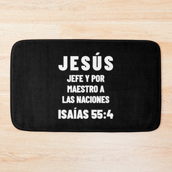 Item preview, Isaiah 55:4 Jesus Chief and Master to the Nations Spanish Bible Verse designed and sold by NombresDeJesus.