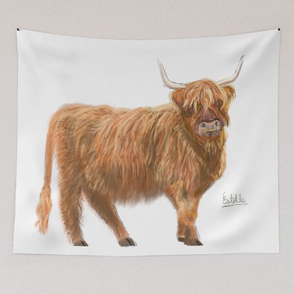 Item preview, Highland Cow designed and sold by EstelleNaturals.