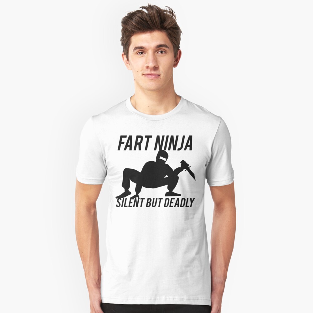 fart ninja silent but deadly t shirt