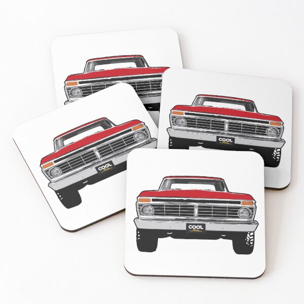 Item preview, Red 70s F Truck 4x4 designed and sold by CoolRide.