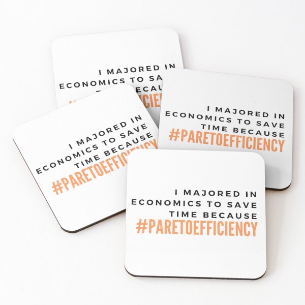 Item preview, Pareto economics efficiency econ major joke, economist econtalk among economics professors designed and sold by ECONTSHIRTS.