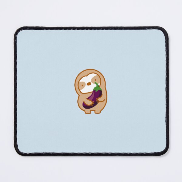 Item preview, Cute Eggplant Sloth designed and sold by theslothinme.