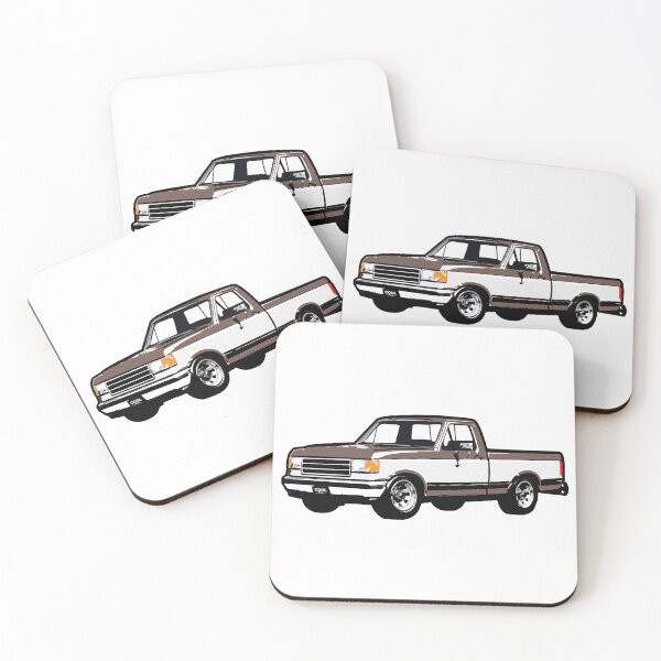 Item preview, Tan & White 80s F Truck designed and sold by CoolRide.
