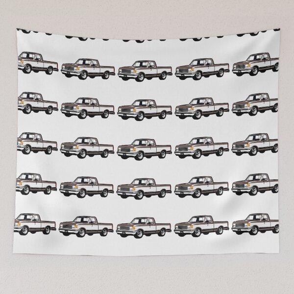 Item preview, Tan & White 80s F Truck designed and sold by CoolRide.