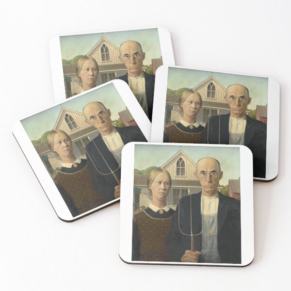 Item preview, American Gothic by Grant Wood |  American Gothic : The art of Grant Wood designed and sold by TeeARTHY.