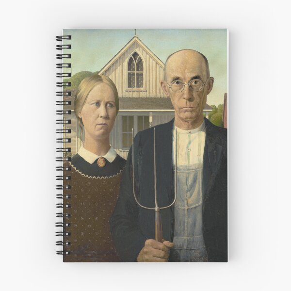 Item preview, American Gothic by Grant Wood |  American Gothic : The art of Grant Wood designed and sold by TeeARTHY.