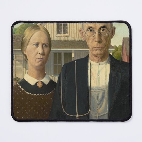 Item preview, American Gothic by Grant Wood |  American Gothic : The art of Grant Wood designed and sold by TeeARTHY.