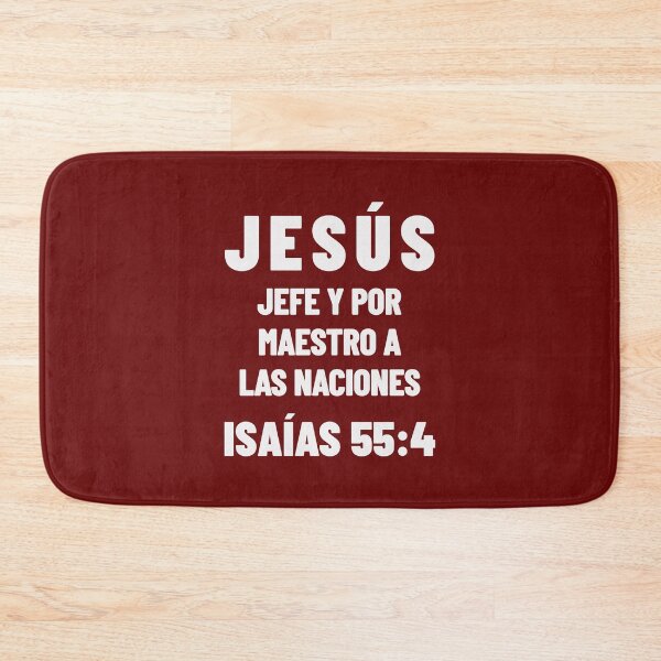 Item preview, Isaiah 55:4 Jesus Chief and Master to the Nations Spanish Bible Verse designed and sold by NombresDeJesus.