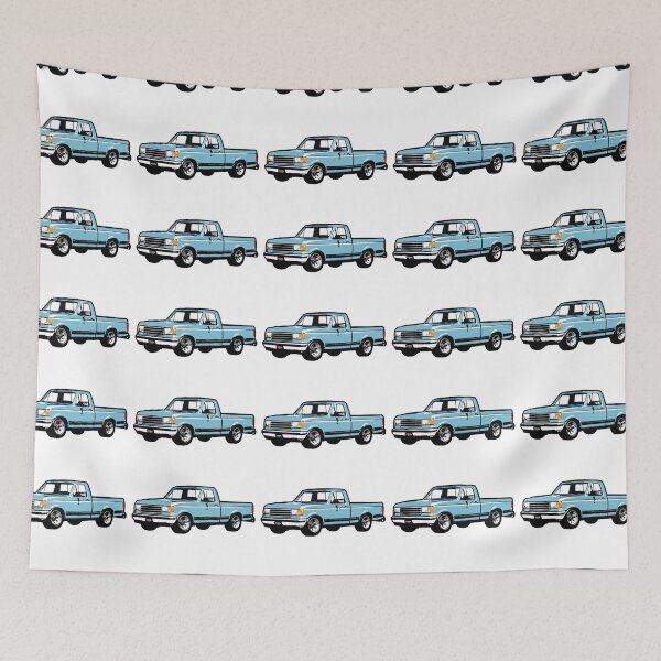 Item preview, Light Blue 80s F Truck designed and sold by CoolRide.