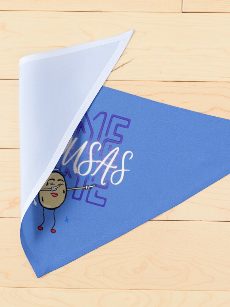 Alternate view of Pupusas Time Dabbing Essentials Funny Latinos Pet Bandana