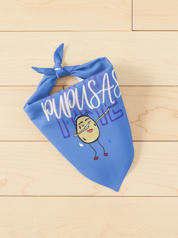 Alternate view of Pupusas Time Dabbing Essentials Funny Latinos Pet Bandana