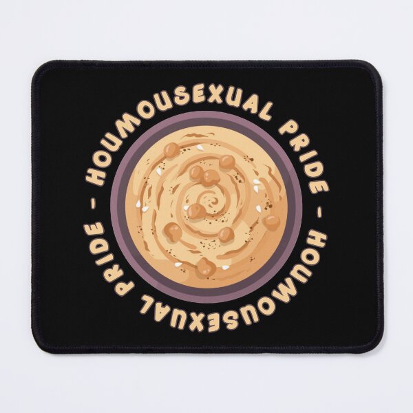 Item preview, Houmousexual Pride - Black Version designed and sold by hereticbassist.