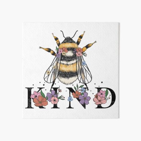 Watercolor bee Art Board Print by Maryse-Montron