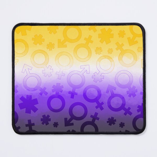 Item preview, Non binary pattern flag (tone on tone) designed and sold by Chiara Filincieri.