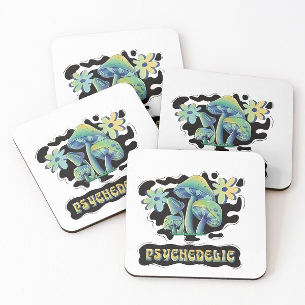 Item preview, Psychedelic Mushroom Print  designed and sold by bmorART.