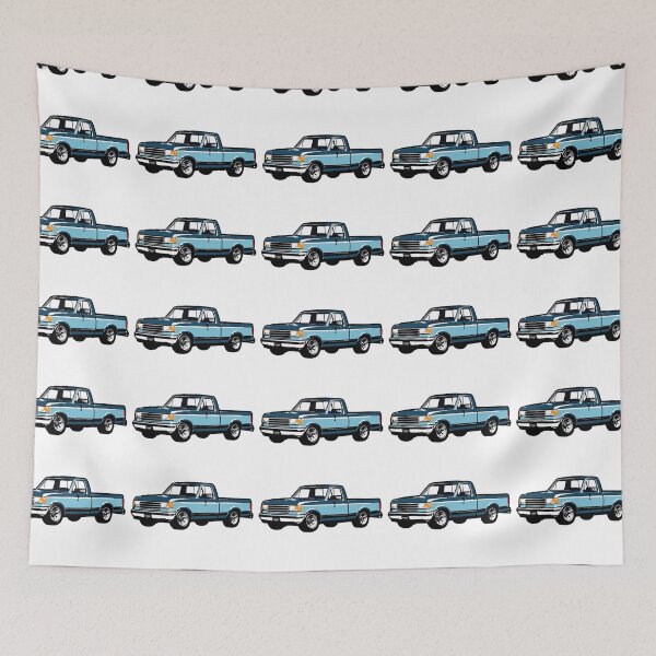 Item preview, Two Tone Blue 80s F Truck designed and sold by CoolRide.