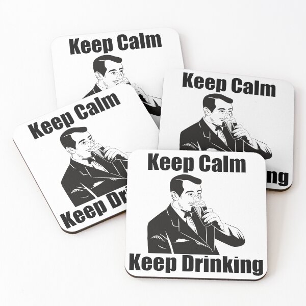 Item preview, Keep Calm Keep Drinking designed and sold by Zoloart.