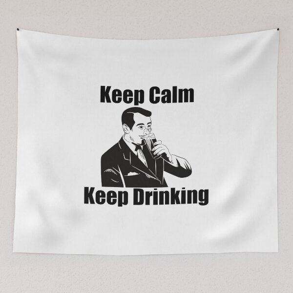Item preview, Keep Calm Keep Drinking designed and sold by Zoloart.