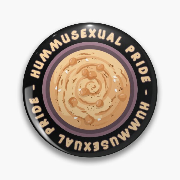 Item preview, Hummusexual Pride - Black Version designed and sold by hereticbassist.