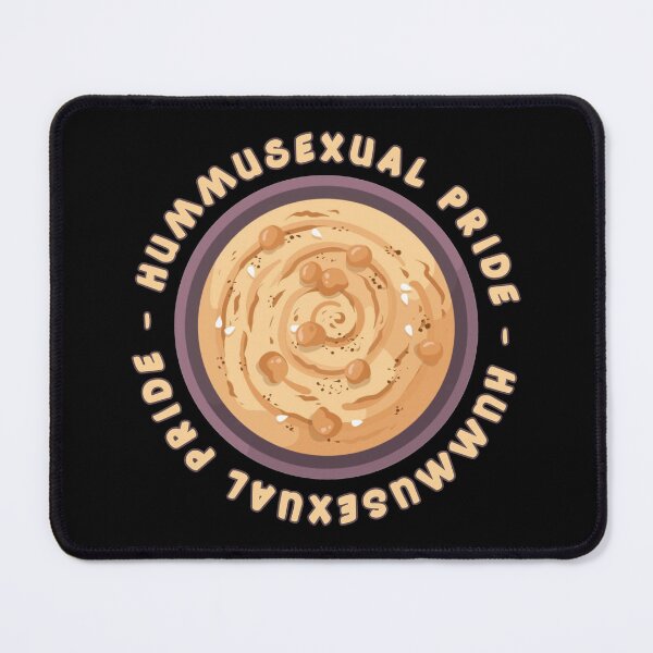 Item preview, Hummusexual Pride - Black Version designed and sold by hereticbassist.