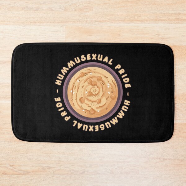 Item preview, Hummusexual Pride - Black Version designed and sold by hereticbassist.