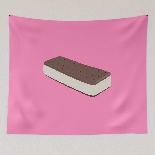 Item preview, Ice Cream Sandwich Hot Pink Background designed and sold by KaylieHArt.