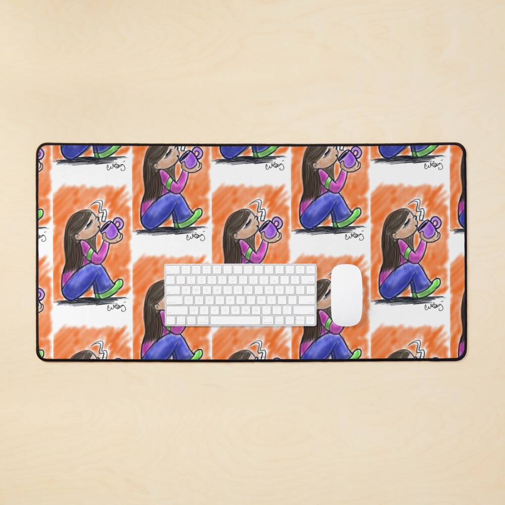 Item preview, Desk Mat designed and sold by celinabarajas.