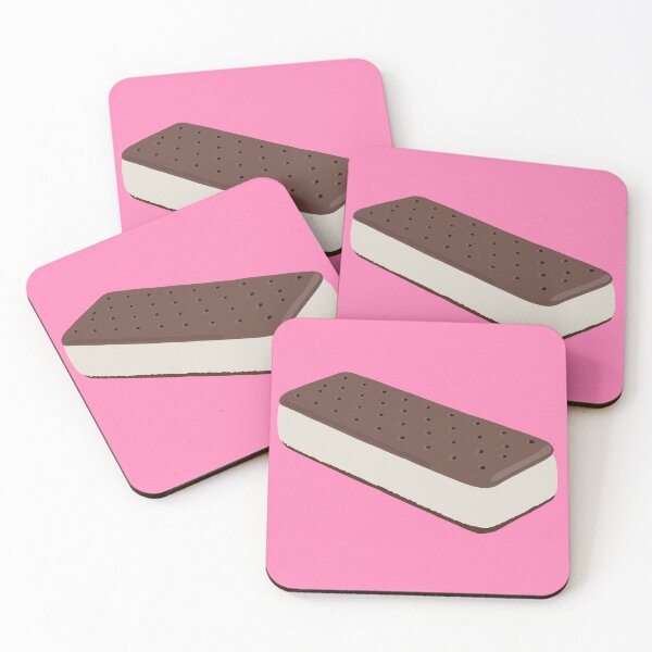 Item preview, Ice Cream Sandwich Hot Pink Background designed and sold by KaylieHArt.