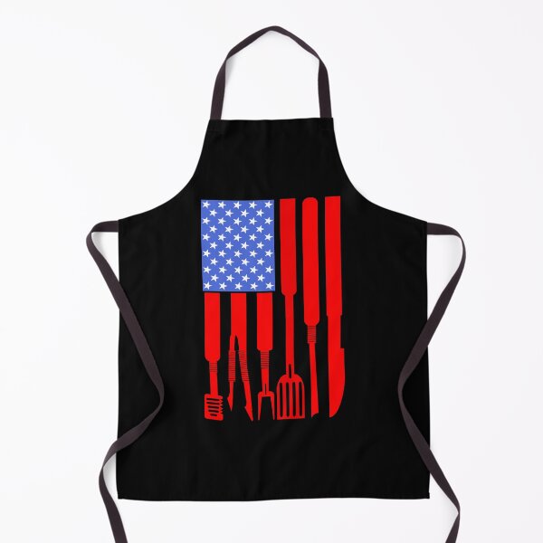 Item preview, BBQ Barbecue Grilling Utensils USA Flag designed and sold by ZiesMerch.