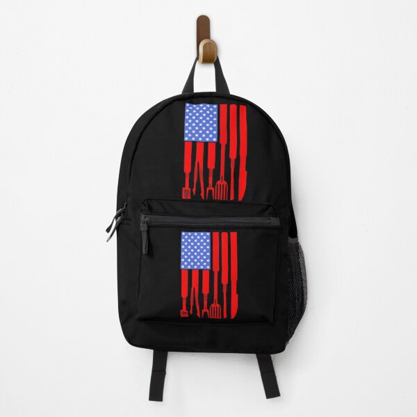 Item preview, BBQ Barbecue Grilling Utensils USA Flag designed and sold by ZiesMerch.