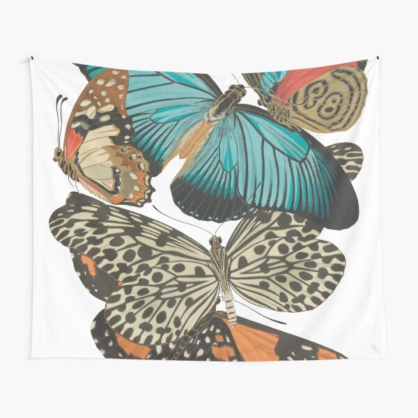Vintage Butterflies Tapestry