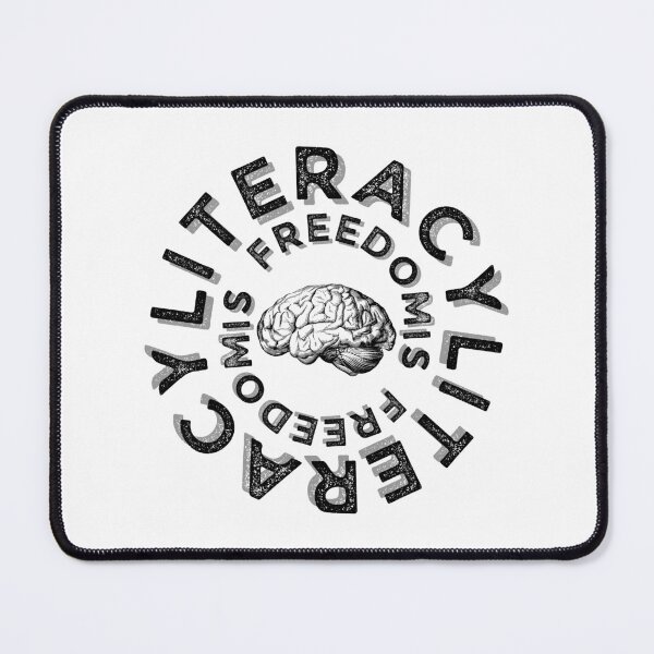 Item preview, Literacy Is Freedom Concentric Circles designed and sold by TrueWorth.