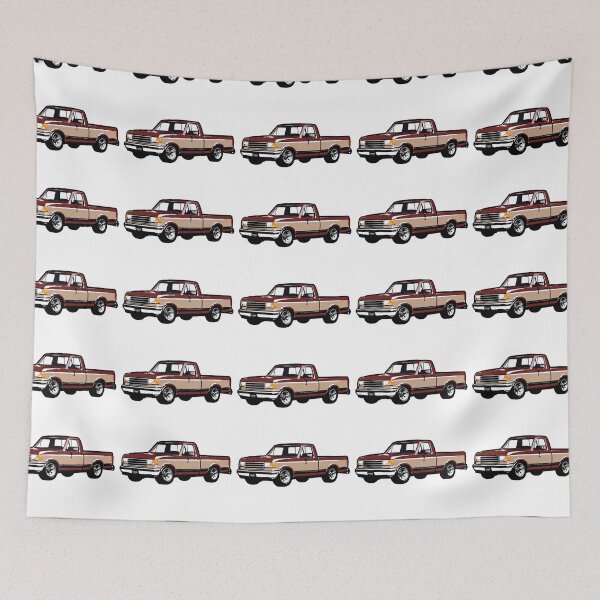 Item preview, Deep Red & Tan 80s F Truck designed and sold by CoolRide.