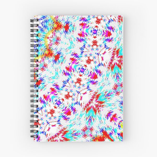 Item preview, The red, blue, violet, yellow, and cyan mosaic kaleidoscopic pattern designed and sold by IraNiva.