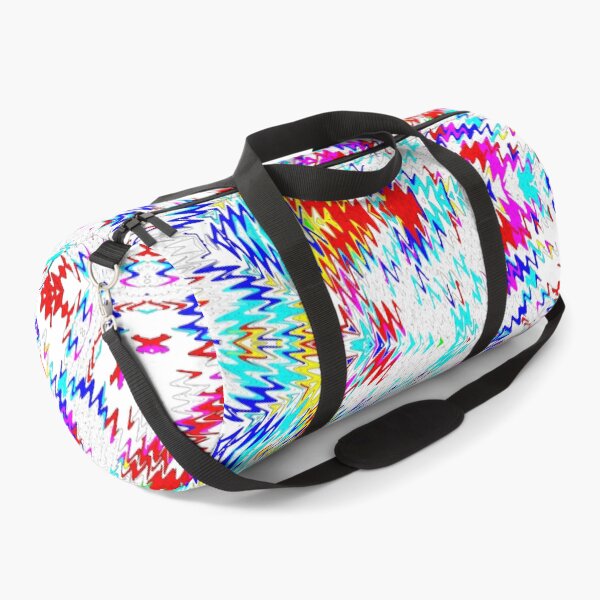 Item preview, The red, blue, violet, yellow, and cyan mosaic kaleidoscopic pattern designed and sold by IraNiva.