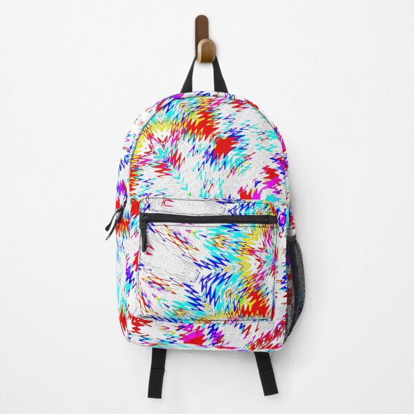 Item preview, The red, blue, violet, yellow, and cyan mosaic kaleidoscopic pattern designed and sold by IraNiva.