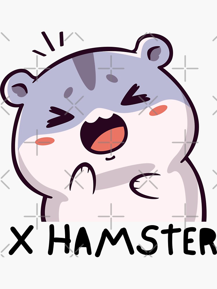 "X hamster sticker" Sticker for Sale by duawalla Redbubble