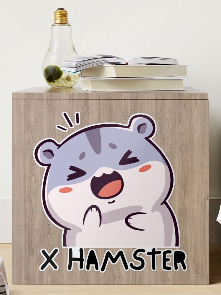 X hamster sticker Sticker for Sale by duawalla