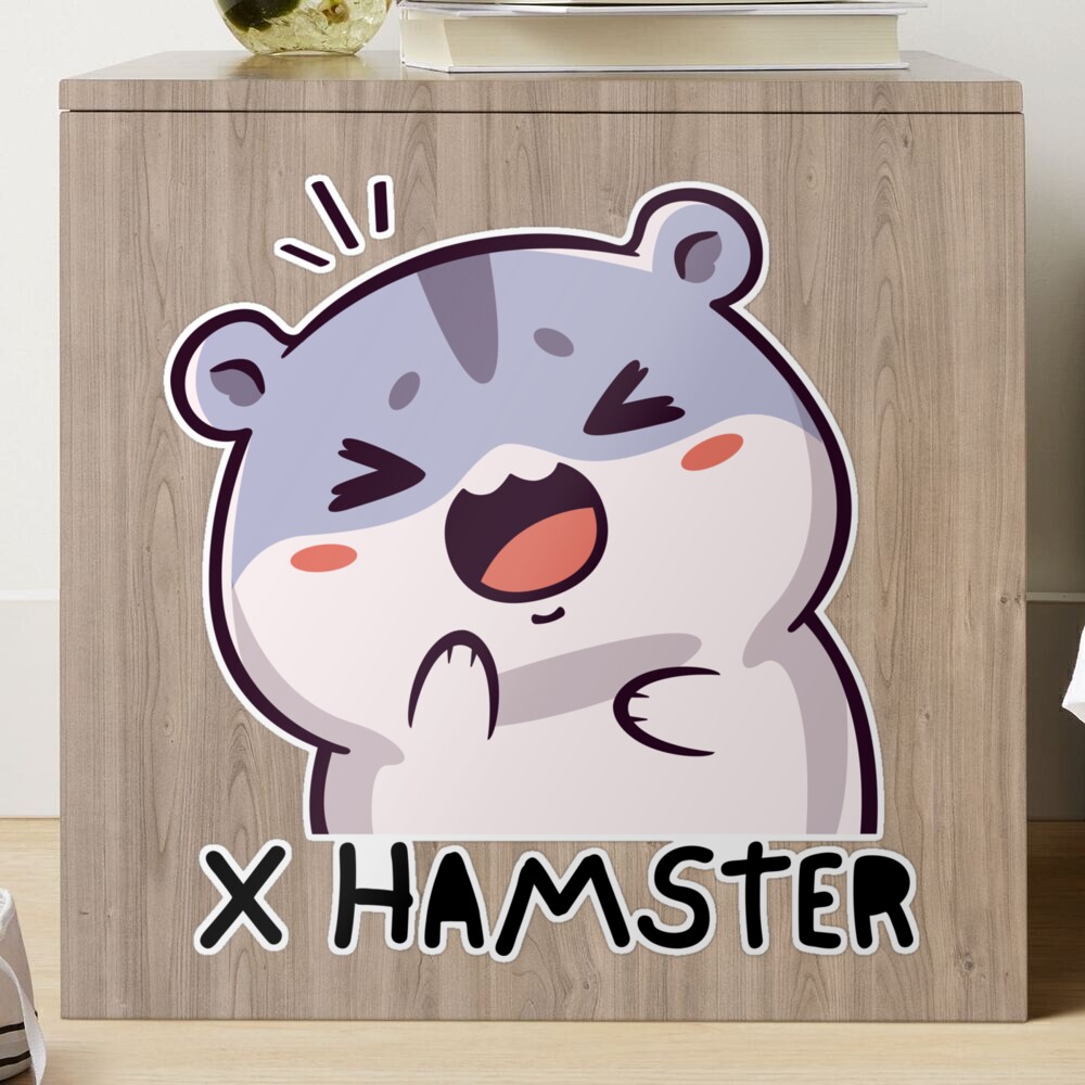 x hamster, hamster face,hamster life | Sticker