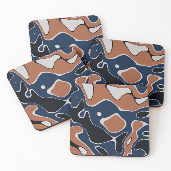 Item preview, Salmon Abstract designed and sold by Klaus Nieto del Rio.