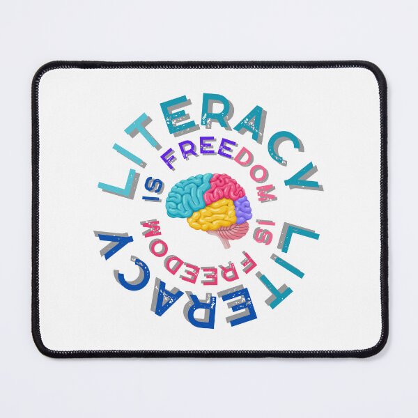 Item preview, Literacy Is Freedom Circle designed and sold by TrueWorth.