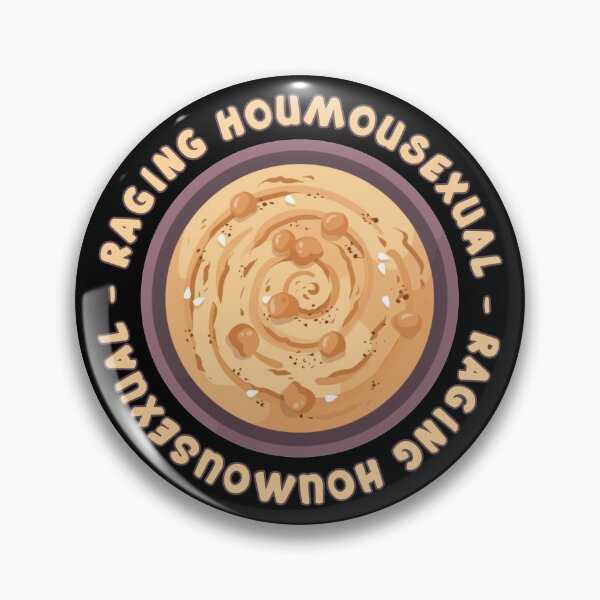 Item preview, Raging Houmousexual - Black Version designed and sold by hereticbassist.