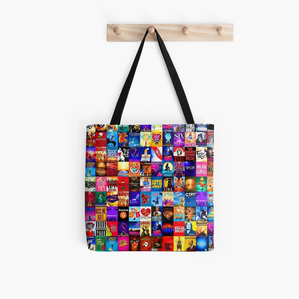 "Broadway Theatre Collage" Tote Bag for Sale by GetJinxed Redbubble