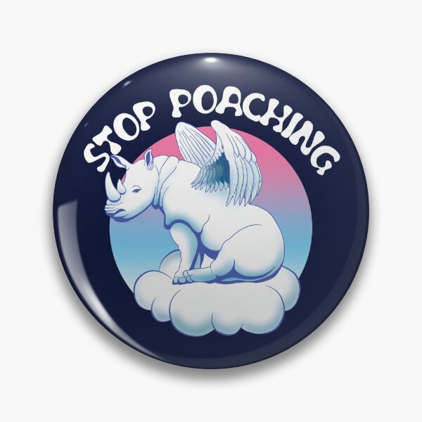 Item preview, Stop Poaching | Rhino Conservation Awareness Quote designed and sold by TMBTM.