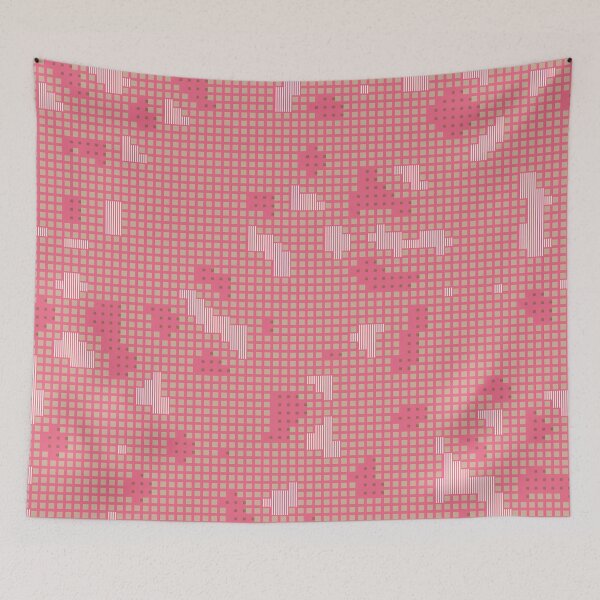 Item preview, Rose Pink Geometric Pattern designed and sold by Weirdsmith.