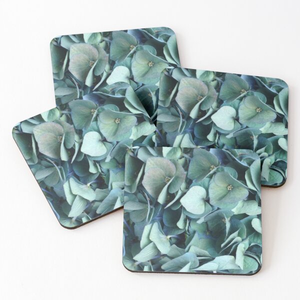 Item preview, Blue and Green Hortensia designed and sold by Angelika Kjeller.
