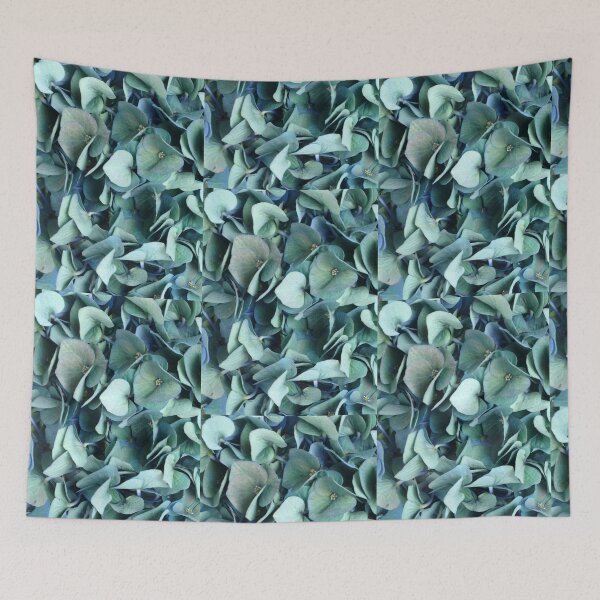 Item preview, Blue and Green Hortensia designed and sold by Angelika Kjeller.