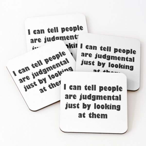 Item preview, I can tell people are judgmental just by looking at them designed and sold by nessdo.